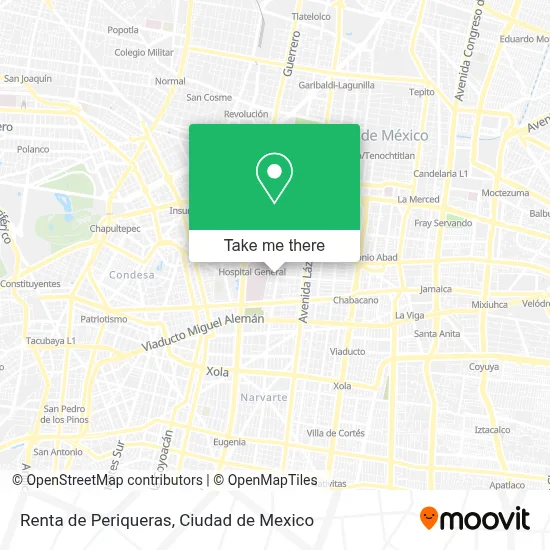 Renta de Periqueras map