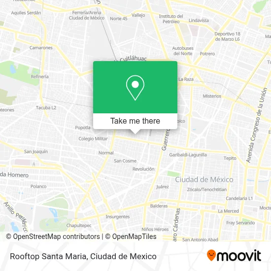 Rooftop Santa Maria map