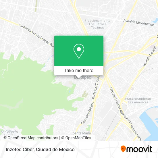 Inzetec Ciber map