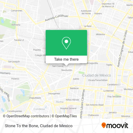 Stone To the Bone map