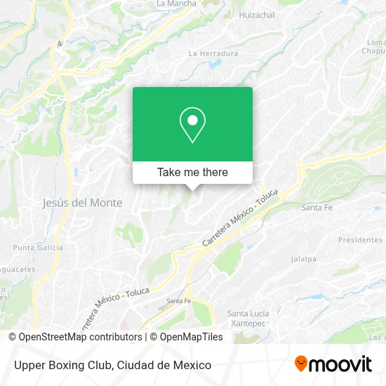 Upper Boxing Club map