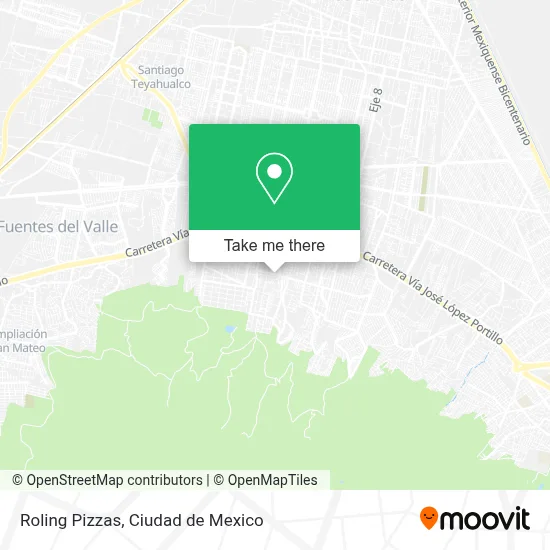 Roling Pizzas map