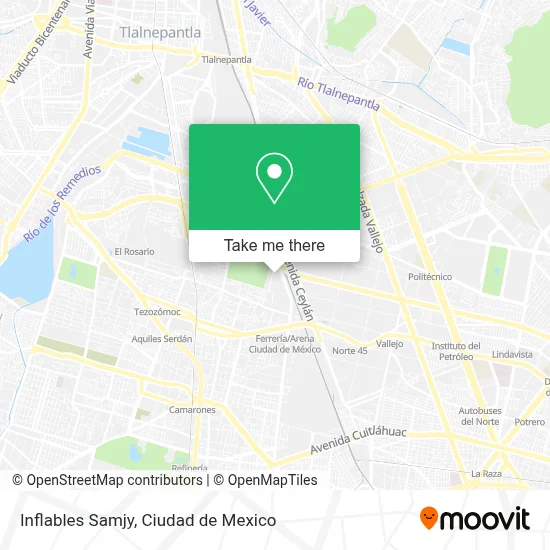 Inflables Samjy map