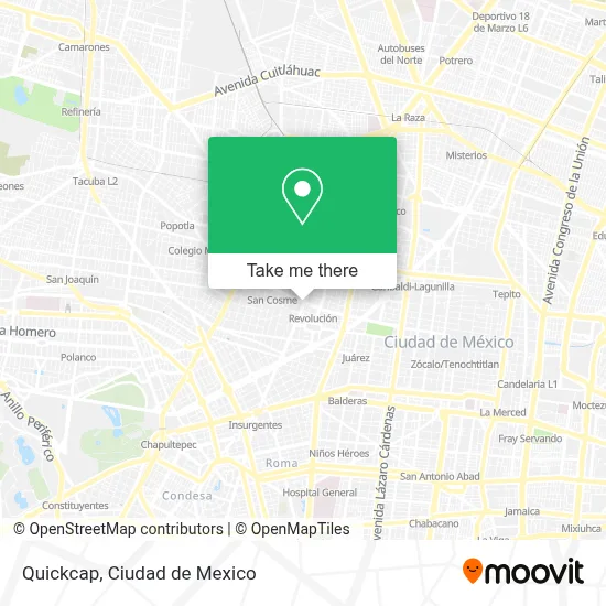 Quickcap map
