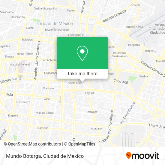 Mundo Botarga map