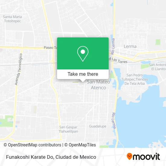 Funakoshi Karate Do map