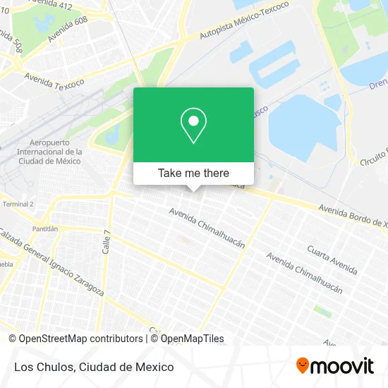 Los Chulos map