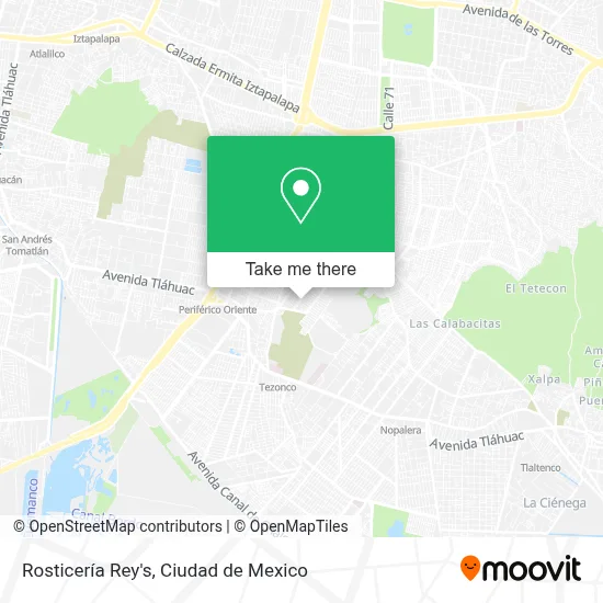 Rosticería Rey's map