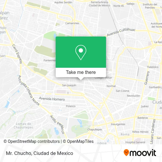Mr. Chucho map