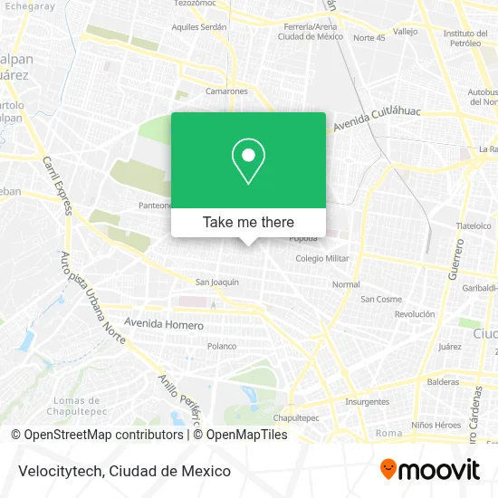 Velocitytech map