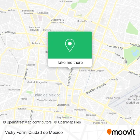 Vicky Form map