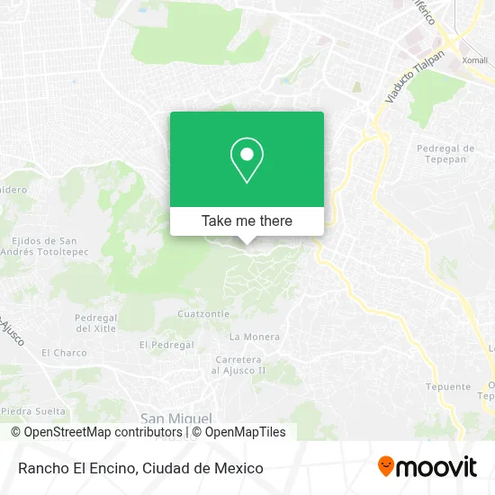 Rancho El Encino map