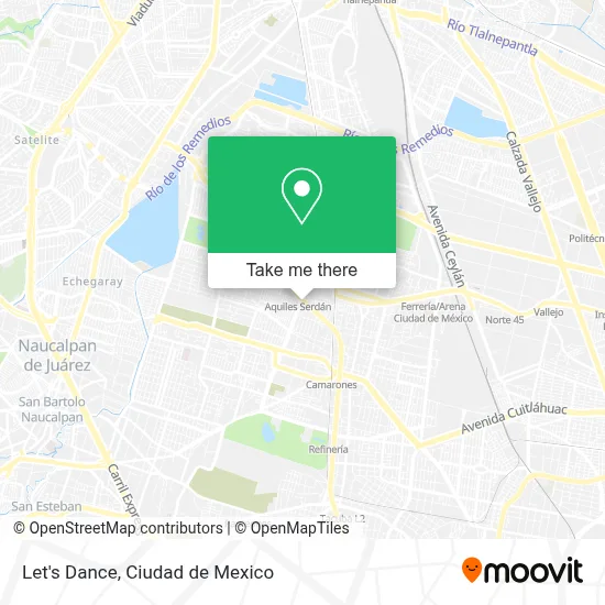 Let's Dance map