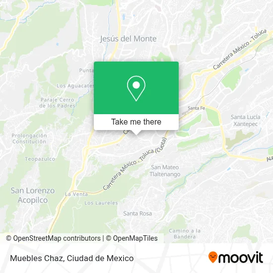 Muebles Chaz map