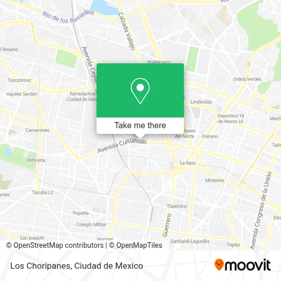 Los Choripanes map
