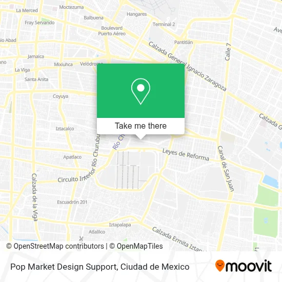 Pop Market Design Support map