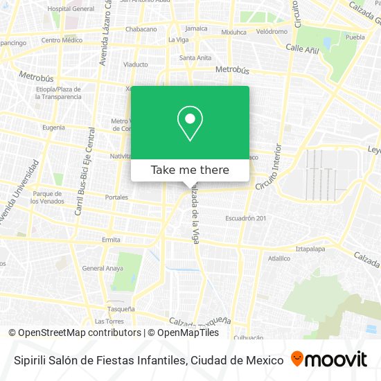Sipirili Salón de Fiestas Infantiles map