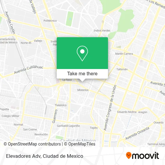Elevadores Adv map