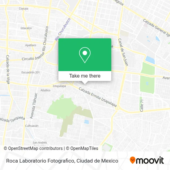 Roca Laboratorio Fotografico map