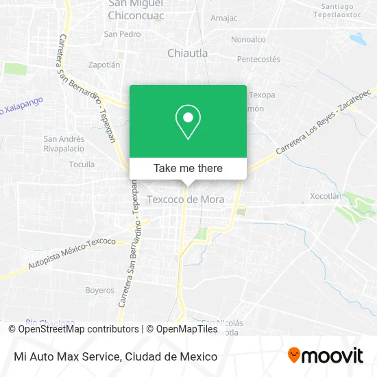 Mi Auto Max Service map