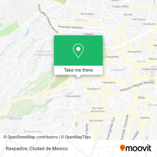 Raspados map