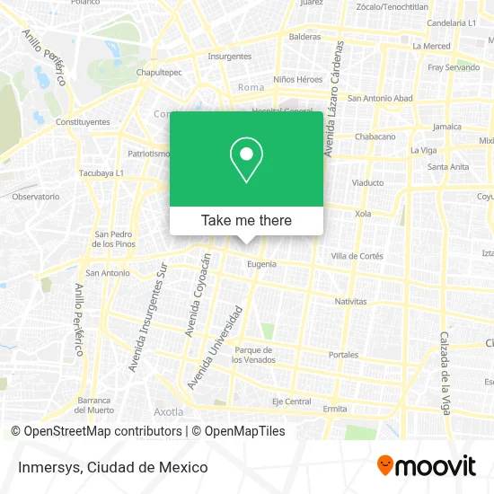 Inmersys map