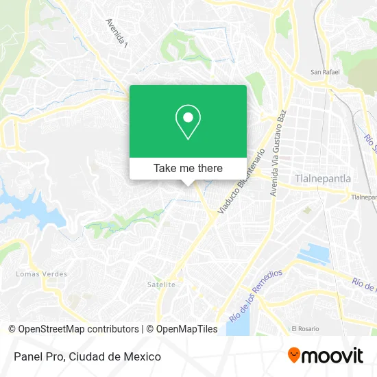 Panel Pro map