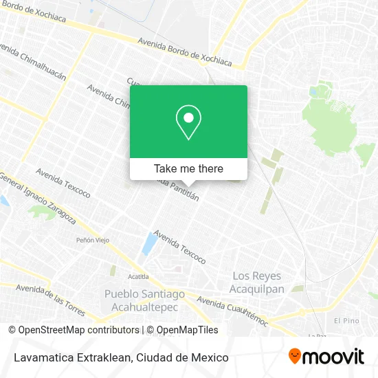 Lavamatica Extraklean map