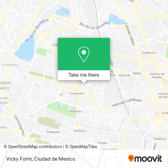Vicky Form map