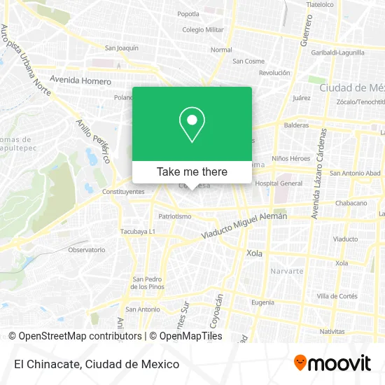 El Chinacate map