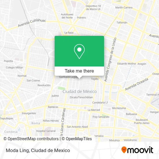 Moda Ling map