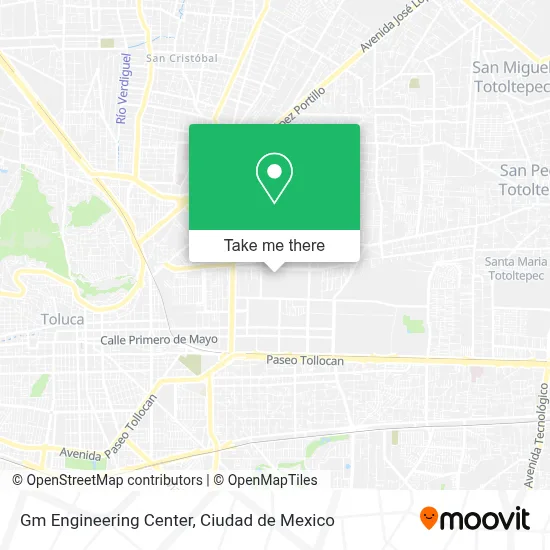 Gm Engineering Center map