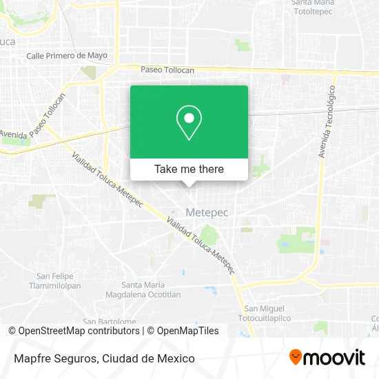 Mapfre Seguros map