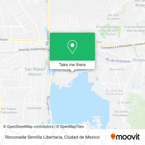 Rinconada Semilla Libertaria map
