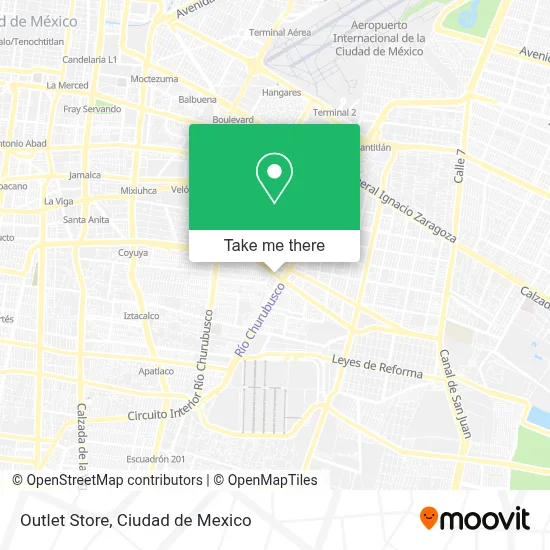 Outlet Store map