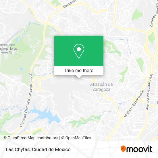Las Chytas map