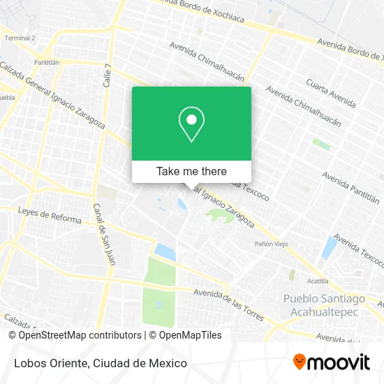 Lobos Oriente map