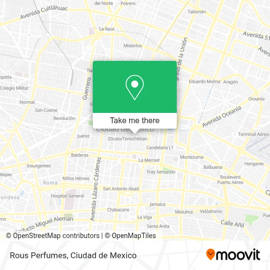 Rous Perfumes map