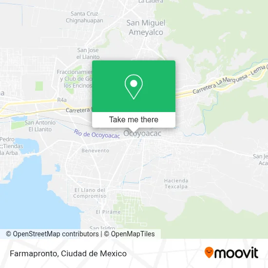 Farmapronto map