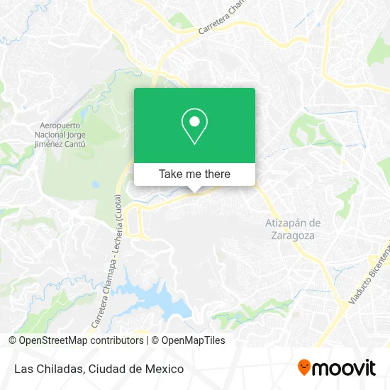 Las Chiladas map