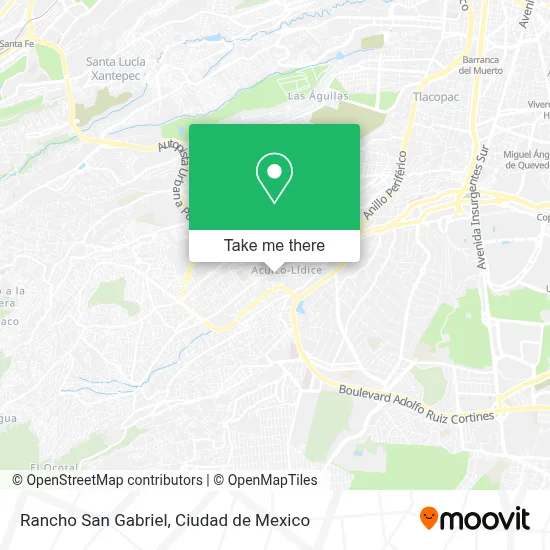 Rancho San Gabriel map