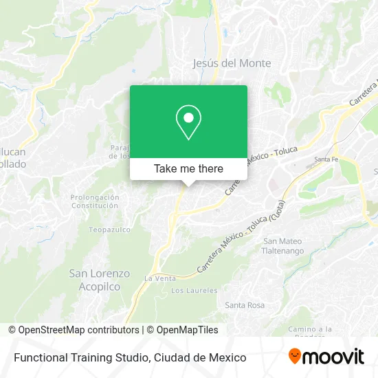Functional Training Studio map