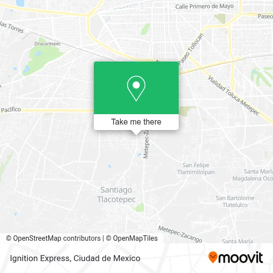 Ignition Express map