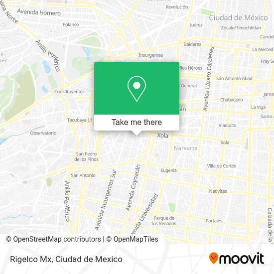 Rigelco Mx map