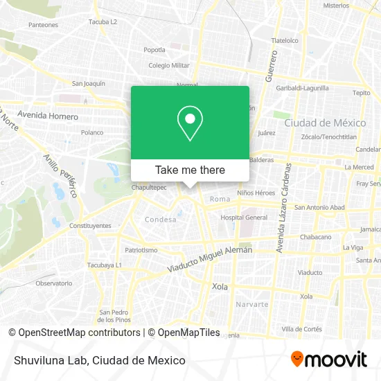 Shuviluna Lab map