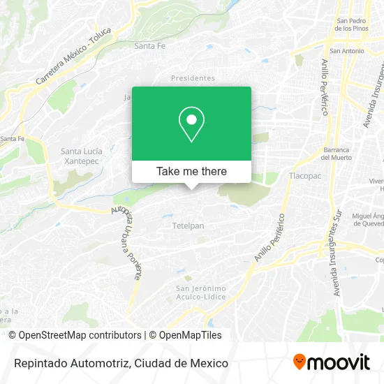 Repintado Automotriz map