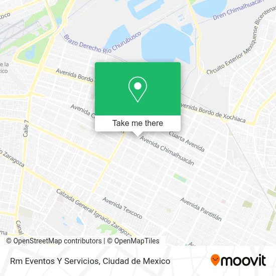Rm Eventos Y Servicios map