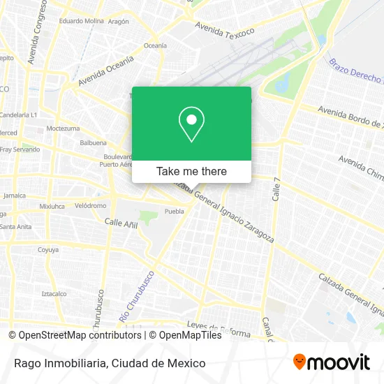 Rago Inmobiliaria map