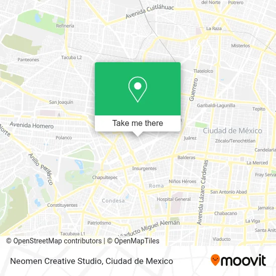 Neomen Creative Studio map