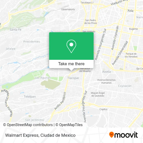 Walmart Express map